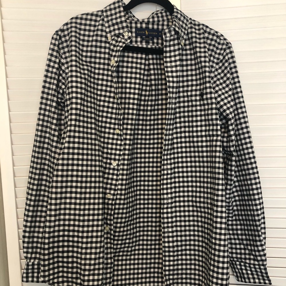 Polo Checkered Classic Fit Button Down